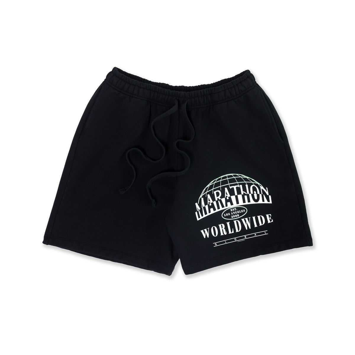 Marathon Worldwide Shorts - Black - Front
