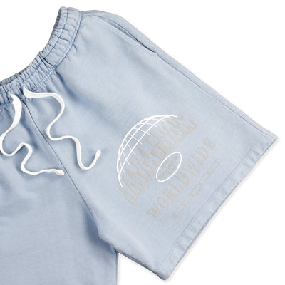 Marathon Worldwide Shorts - Light Blue - Detail