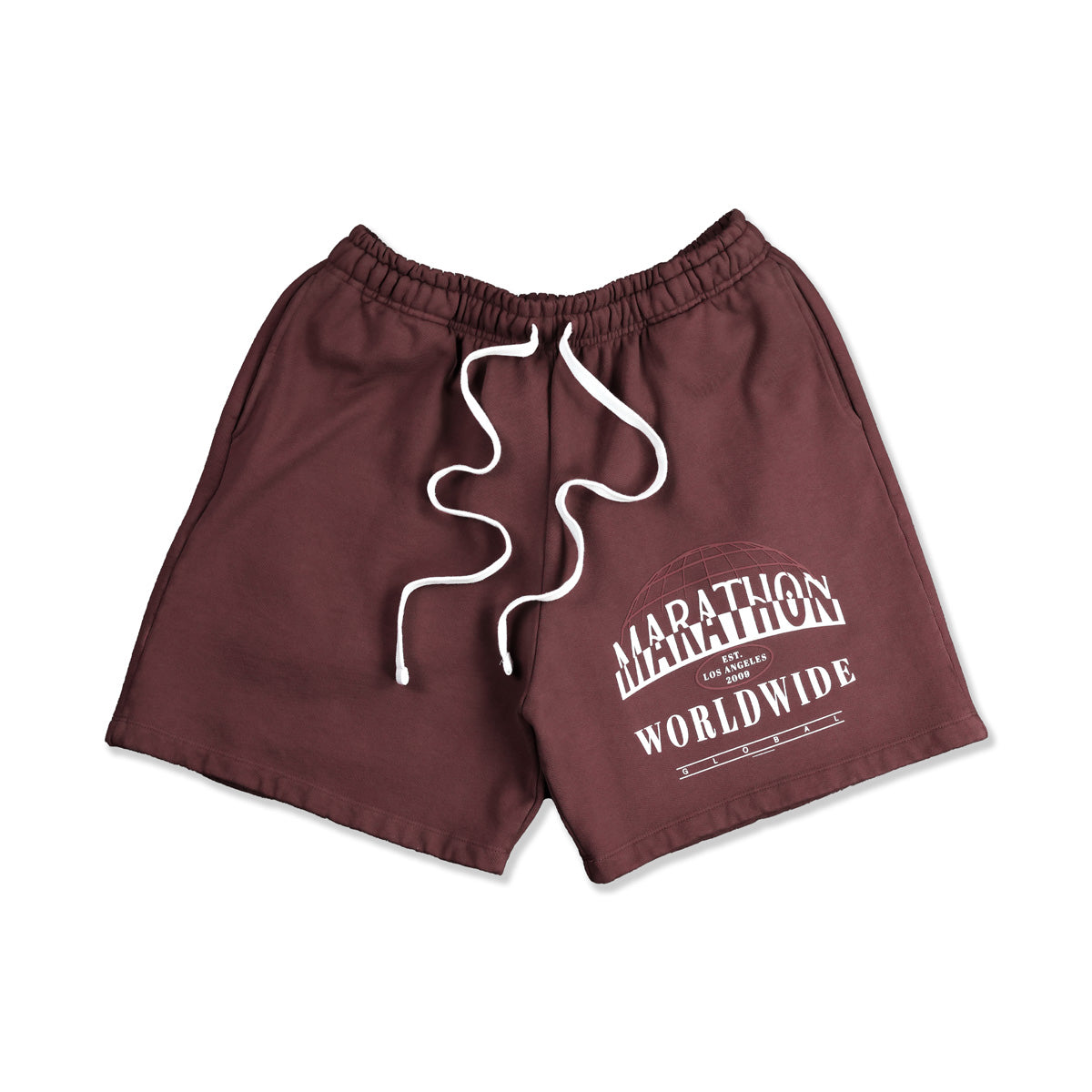 Marathon Worldwide Shorts - Mauve - Front