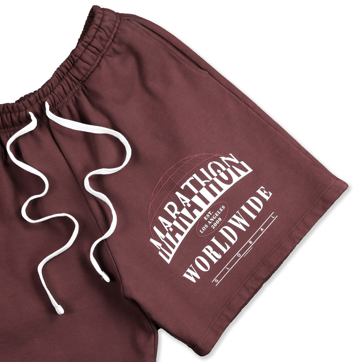 Marathon Worldwide Shorts - Mauve - Detail