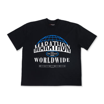 Marathon Worldwide T-Shirt - Vintage Black - Front