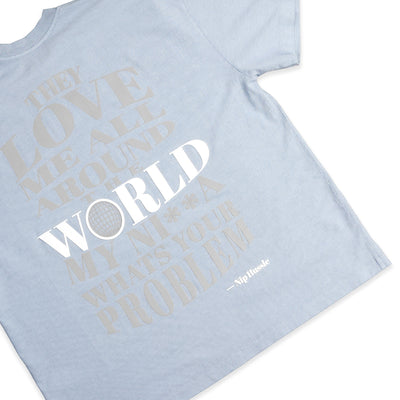 Marathon Worldwide T-Shirt - Light Blue - Detail