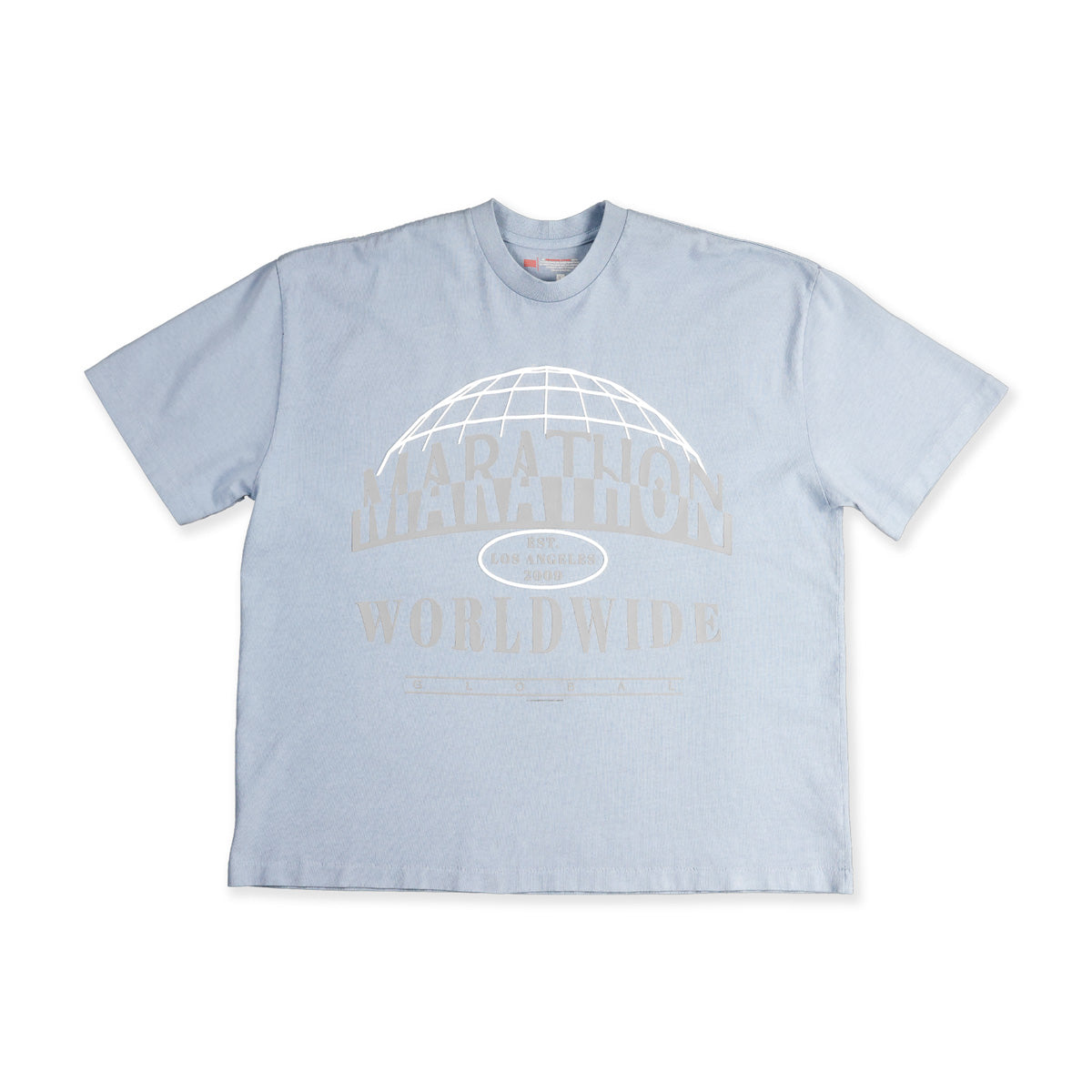 Marathon Worldwide T-Shirt - Light Blue - Front