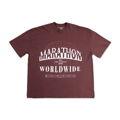 Marathon Worldwide T-Shirt - Mauve - Front