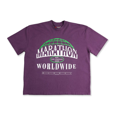 Marathon Worldwide T-Shirt - Purple Mauve - Front