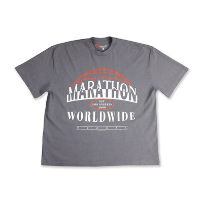 Marathon Worldwide T-Shirt - Slate Grey - Front