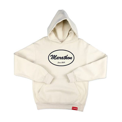 Marathon Origin Hoodie - Bone/Black