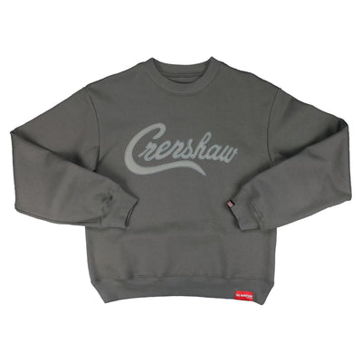 Crenshaw Crewneck - Slate Grey/Slate Grey - Front