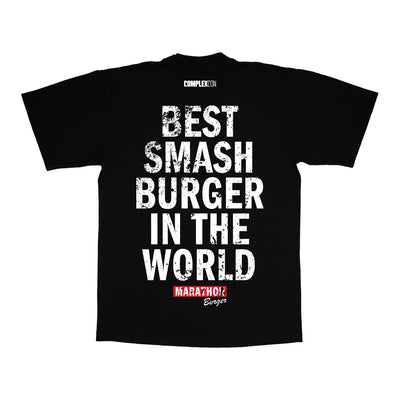 Marathon Burger x ComplexCon Las Vegas T-Shirt - Black - Back