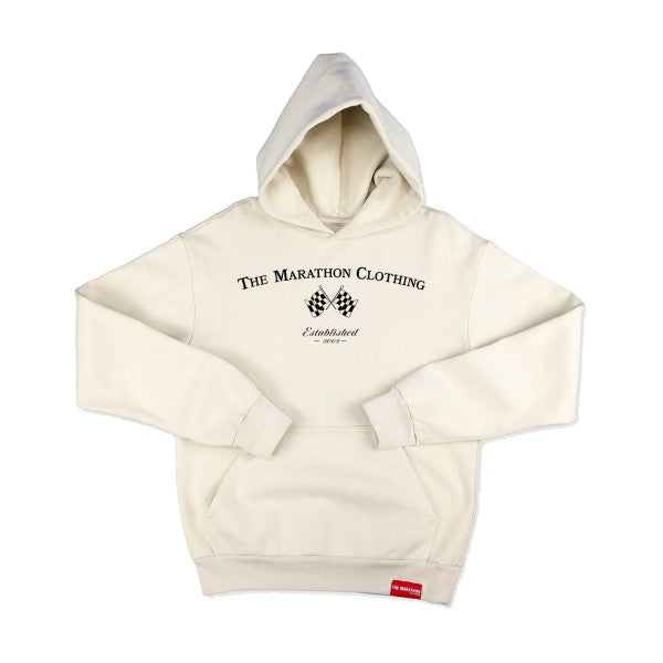 Victory Flag Hoodie - Bone/Black