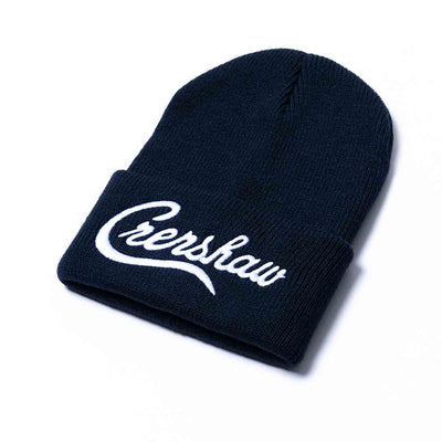 Crenshaw Limited Edition Heavyweight Beanie - Navy/White