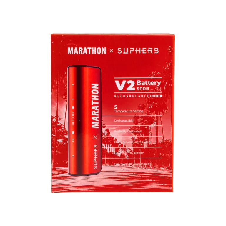 Marathon x SUPHERB V2 Battery Red The Marathon Clothing