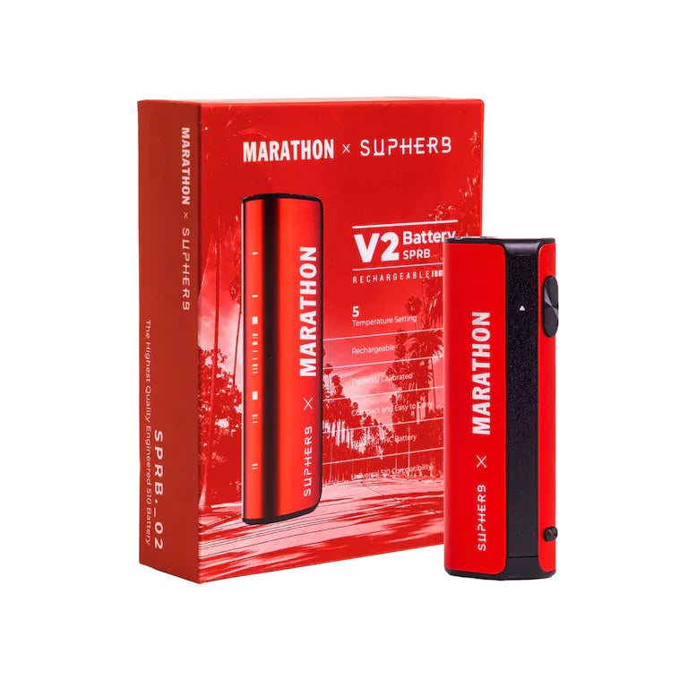 Marathon x SUPHERB V2 Battery - Red - Battery and Packaging