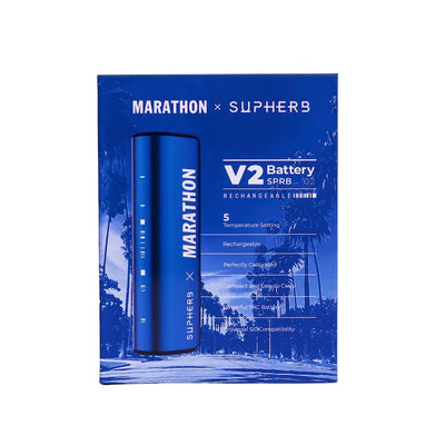 Marathon x SUPHERB V2 Battery - Blue - Front