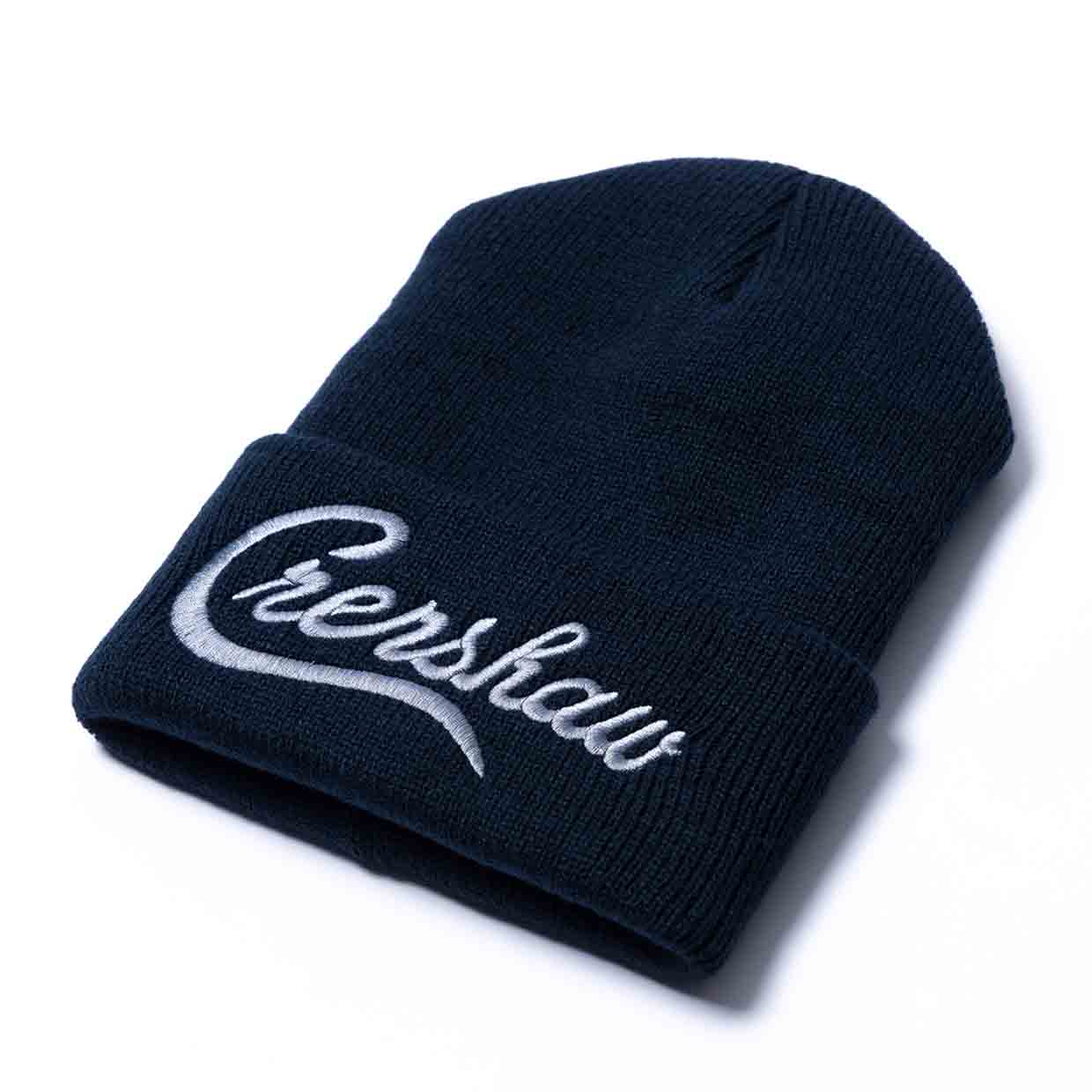 Crenshaw Limited Edition Heavyweight Beanie - Navy/Grey