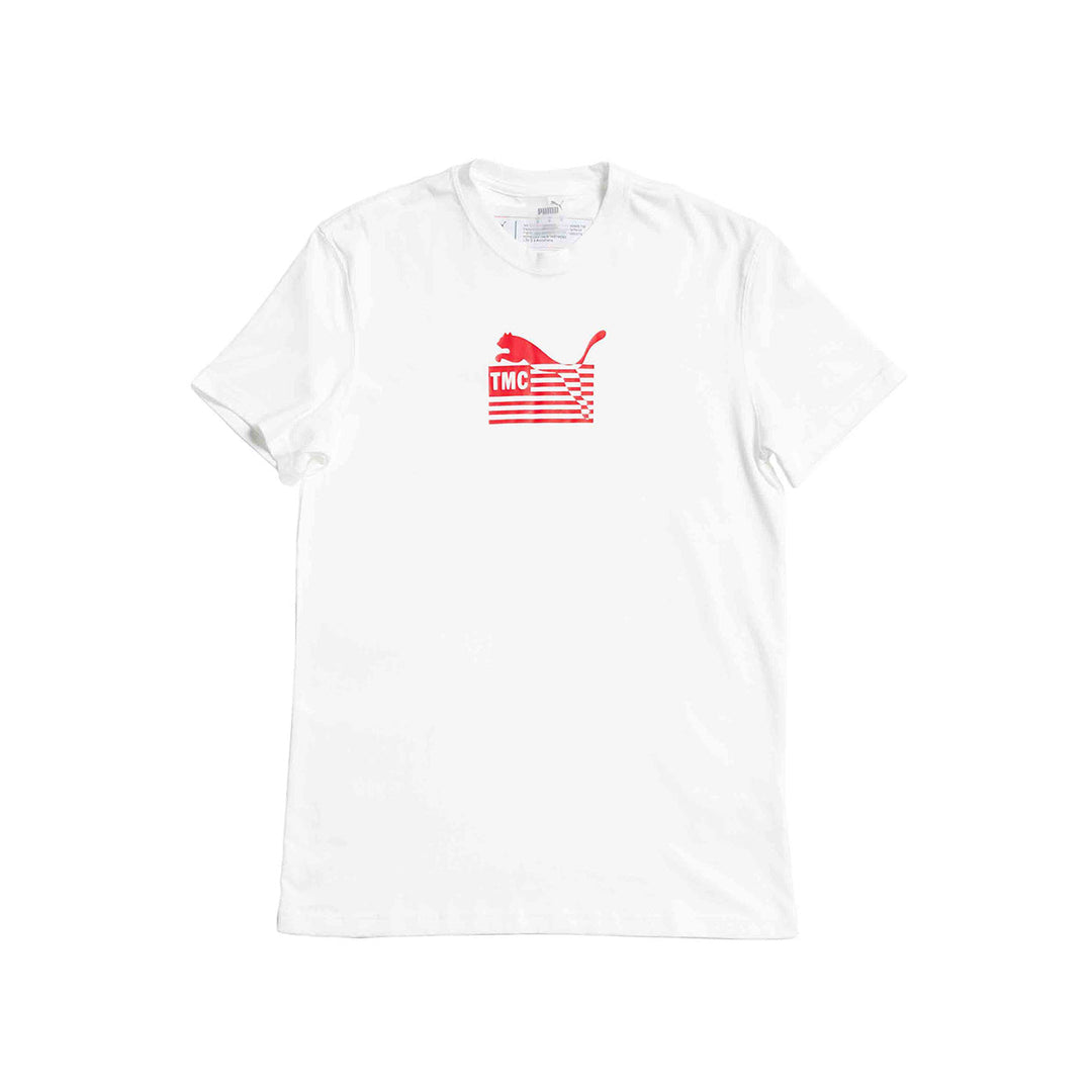 Red puma shirt hot sale