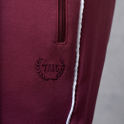 Puma x TMC Status Symbol Pants - Burgundy/White - Pocket Zipper