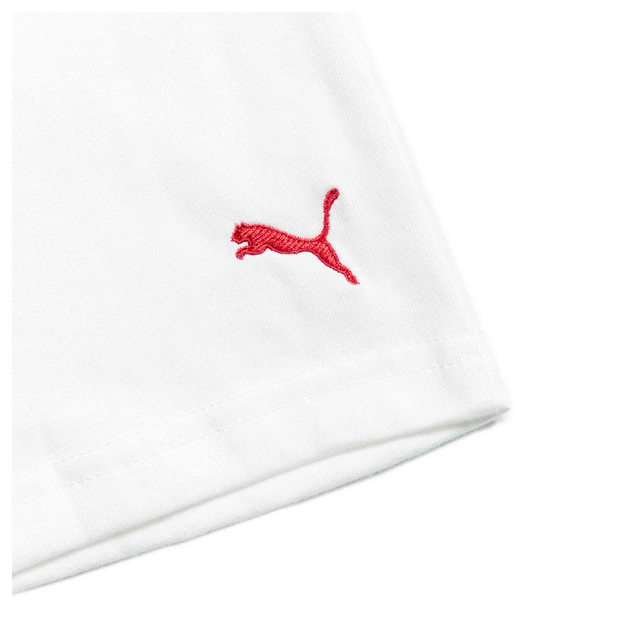 x – TMC The White/Red T-shirt Puma Clothing - Marathon