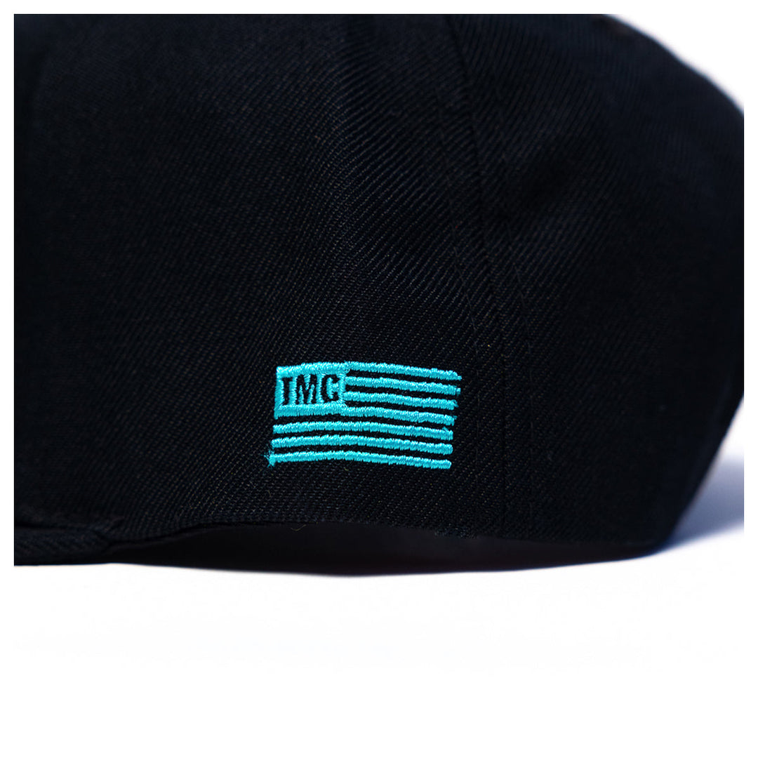 Crenshaw Limited Edition Snapback - Black/Teal – The Marathon Clothing