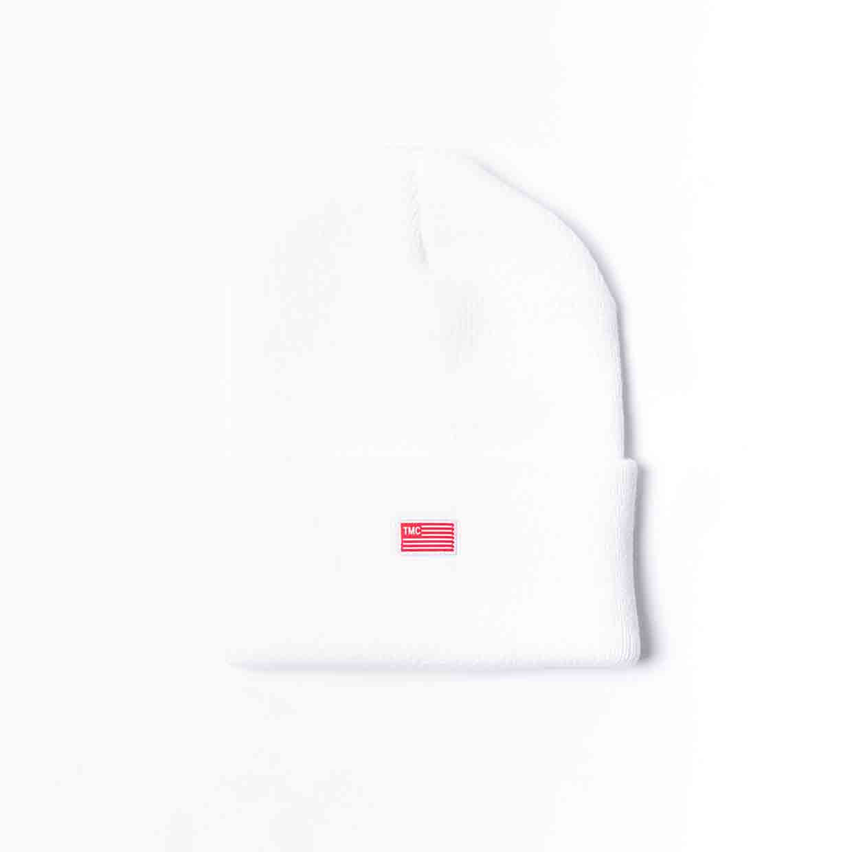 TMC Flag Limited Edition Heavyweight Beanie - White