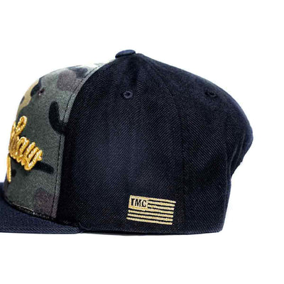 Crenshaw Limited Edition Snapback - Camo/Gold Two-Tone]