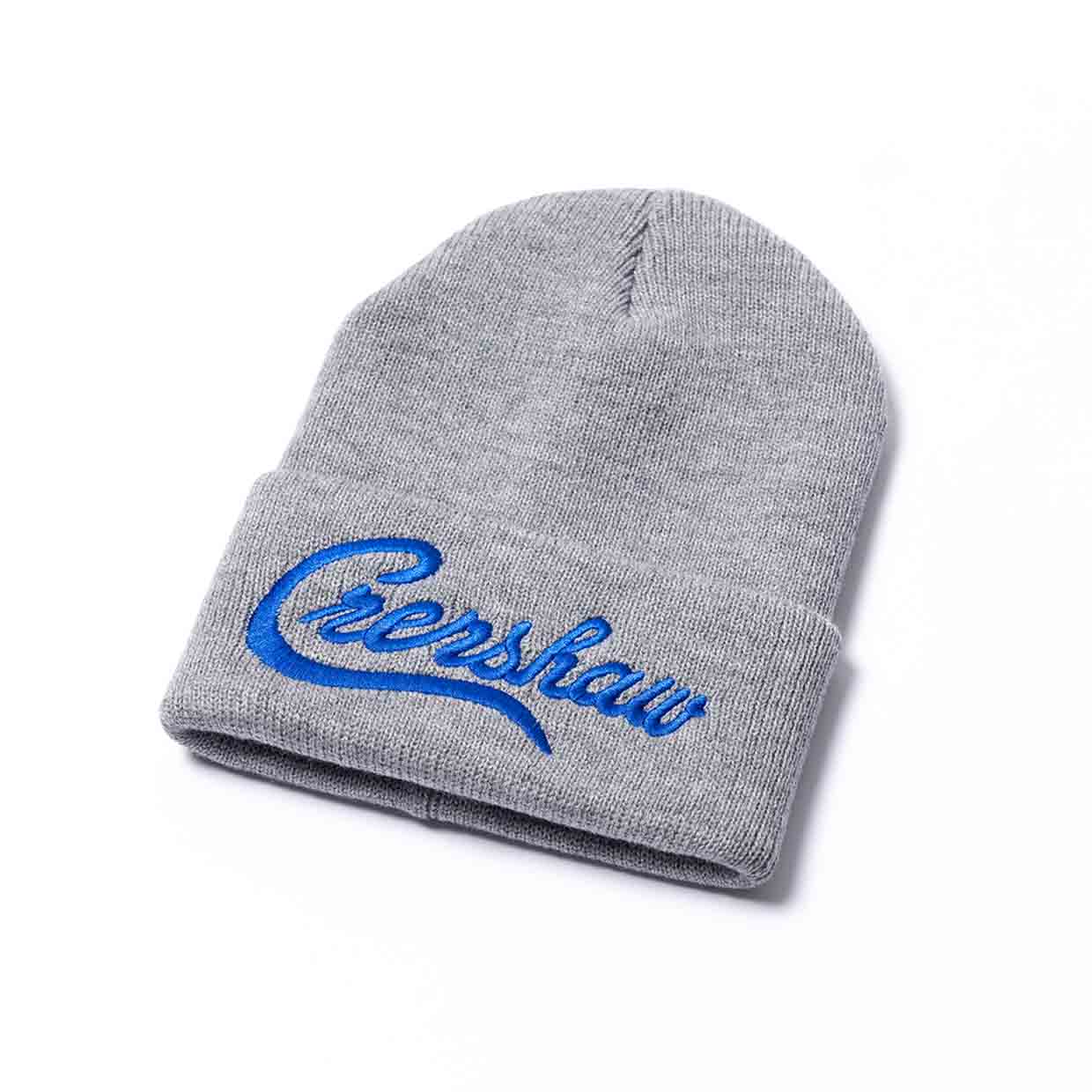 Crenshaw Limited Edition Heavyweight Beanie - Ath Heather/Royal