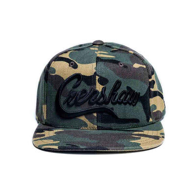 Crenshaw Limited Edition Snapback - Camo/Black