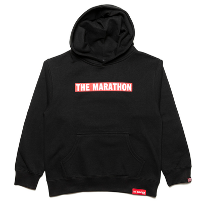 TMC Bar Kid's Hoodie - Black- The Marathon Clothing