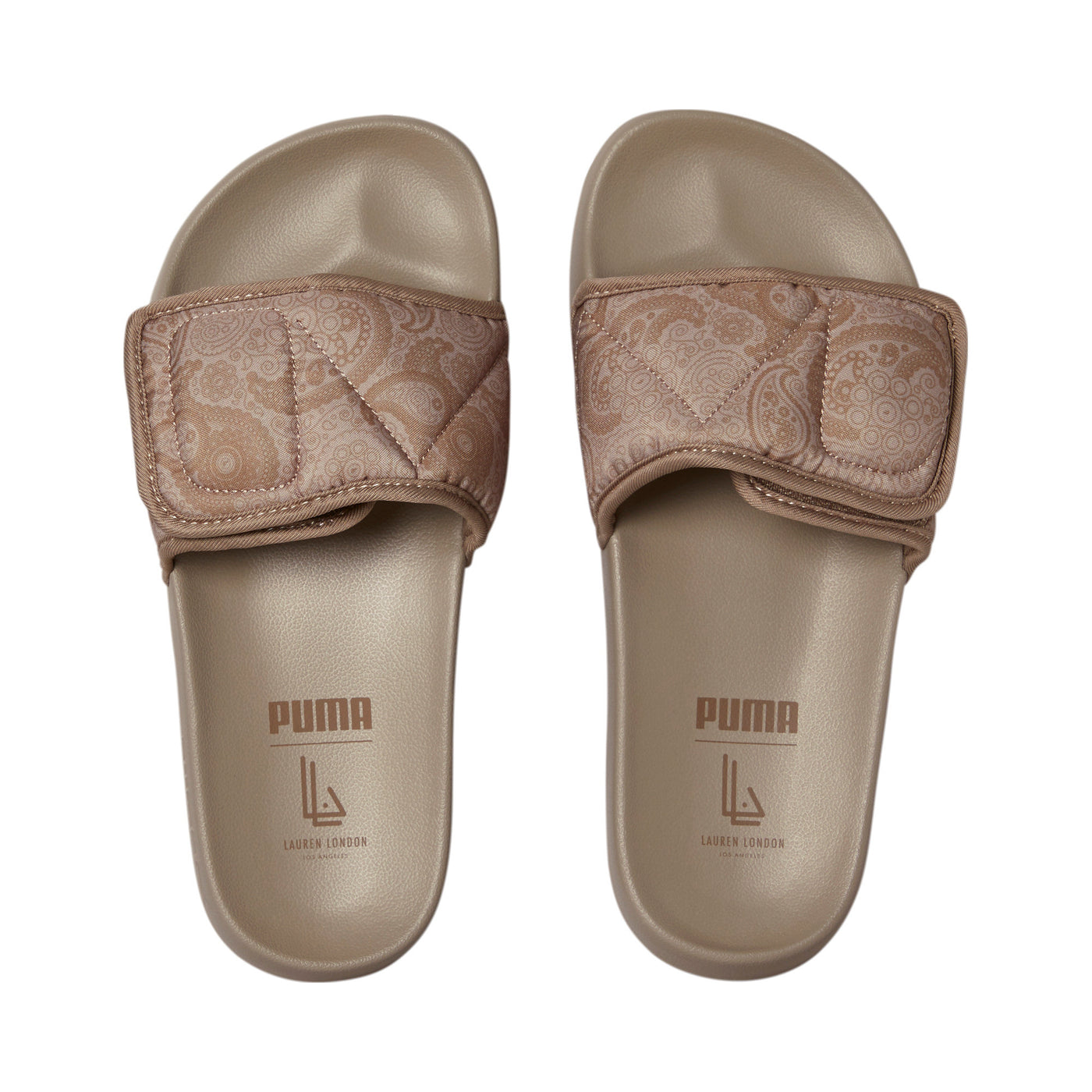 Puma x Lauren London Leadcat 2.0 JR Slides - Brown - Top