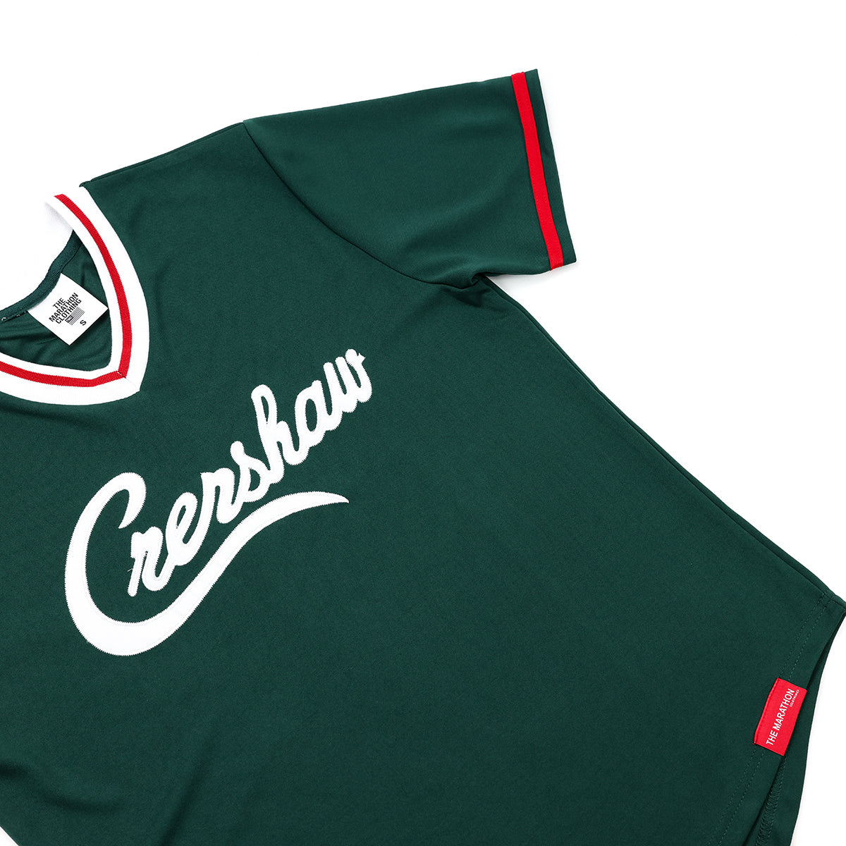 Crenshaw Baseball Warm Up - Green/Red - Back