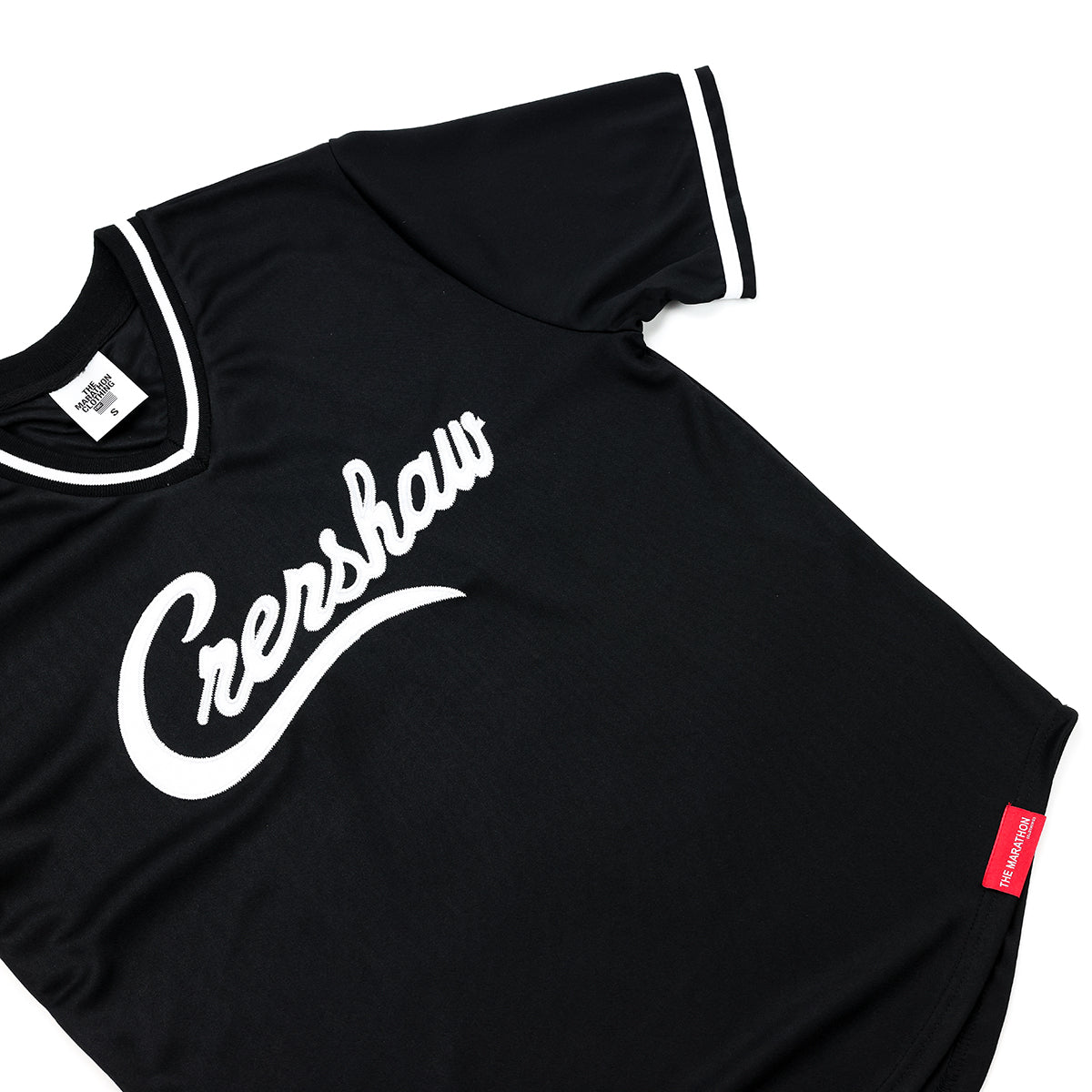 Crenshaw Baseball Warm Up - Black - Detail