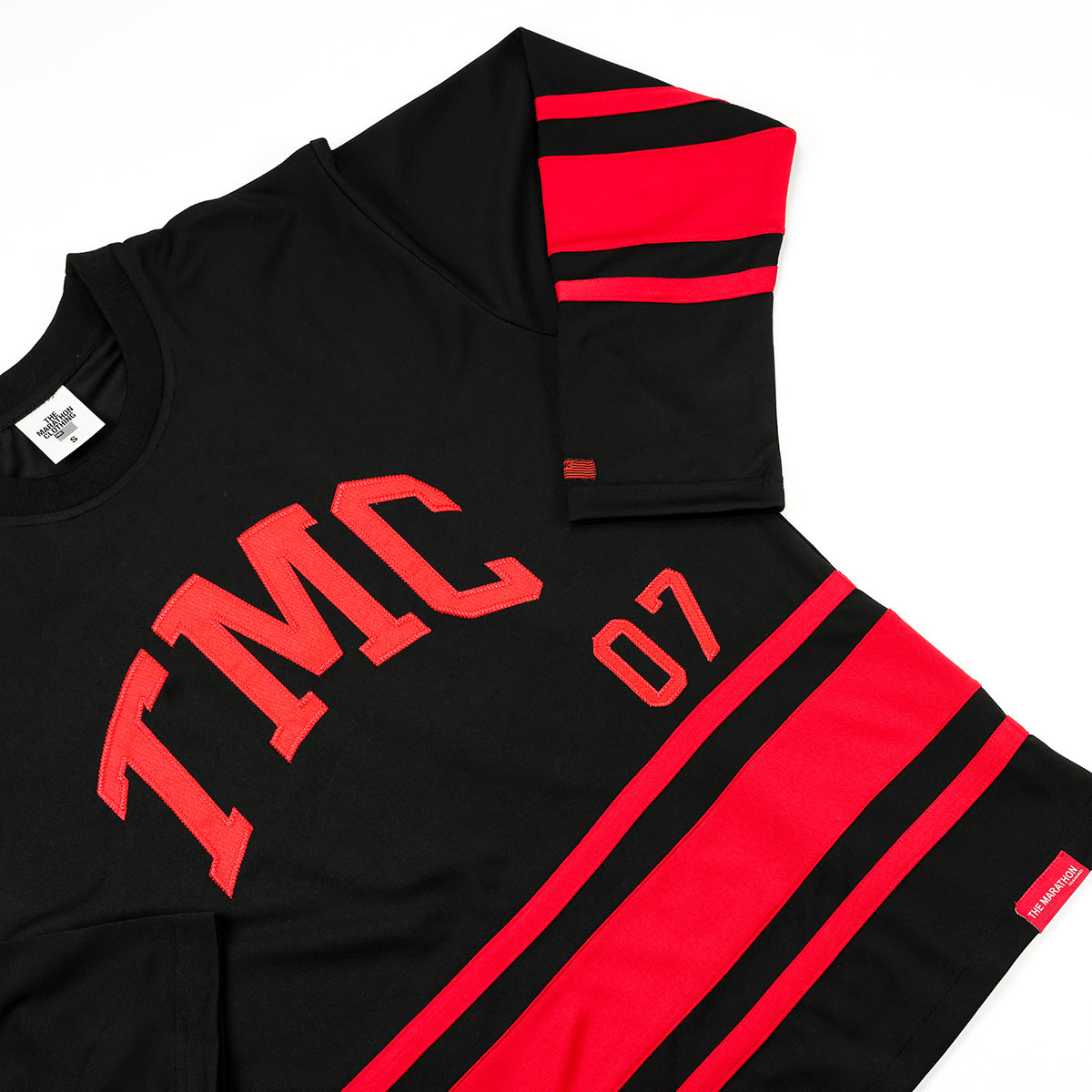 TMC Hockey Jersey - Black/Red - Detail