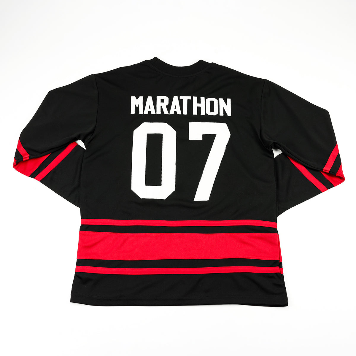 Crenshaw Hockey Jersey - Black/Red - Back