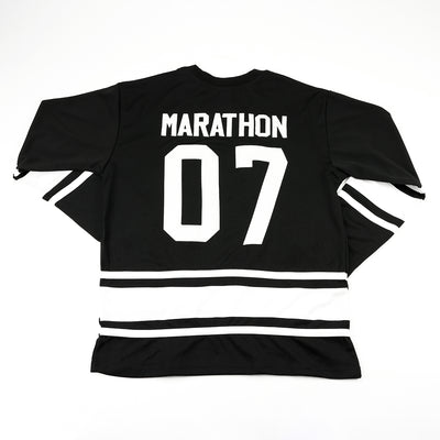 Crenshaw Hockey Jersey - Black/White - Back