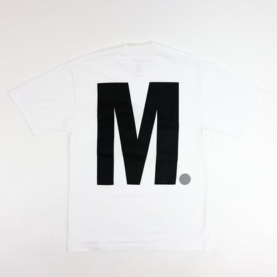 Big M. T-Shirt - White/Black - Back