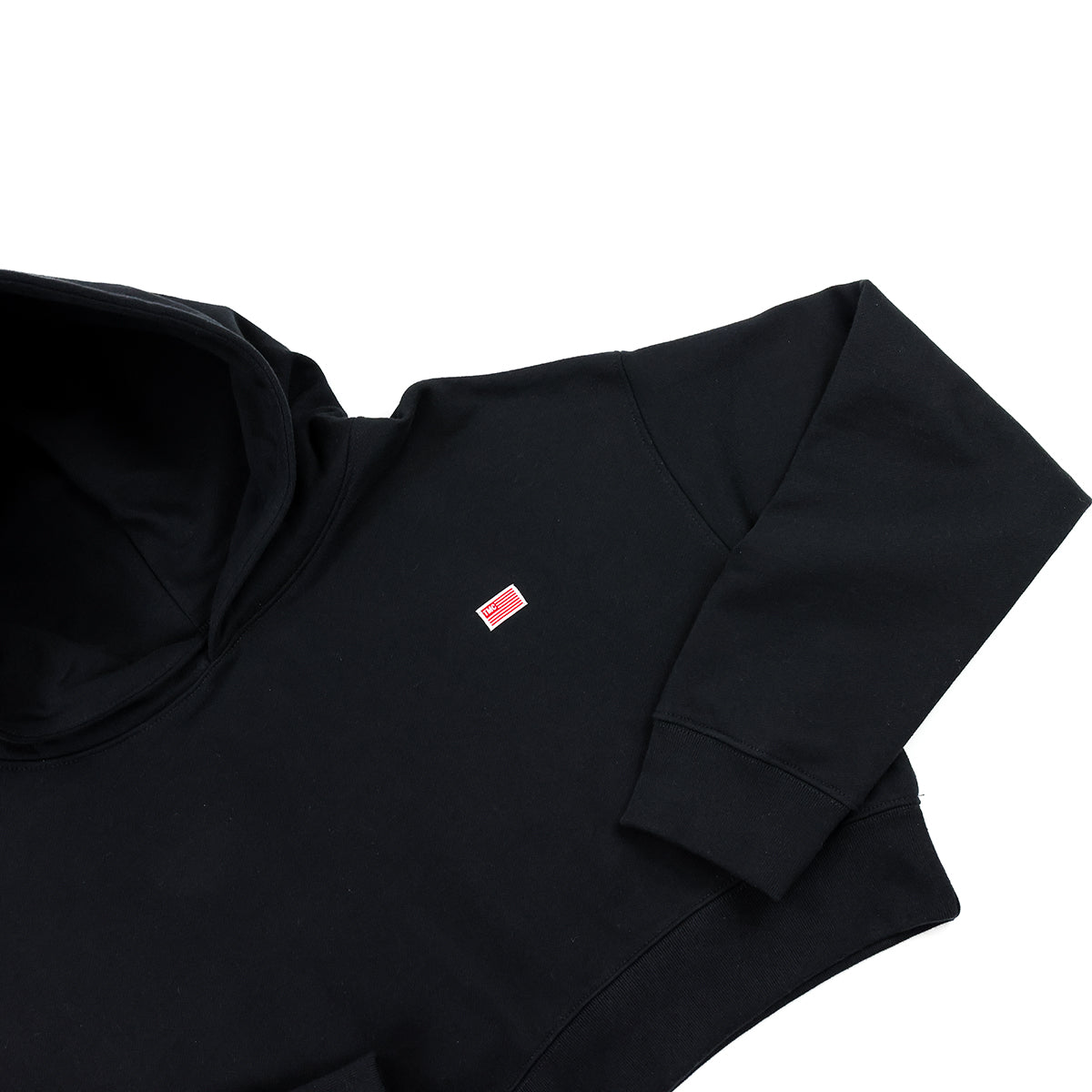 TMC Women's Crop Hoodie - Black - Detail