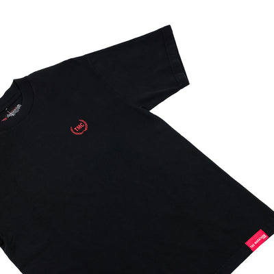 TMC Laurel T-Shirt - Black/Red - Detail