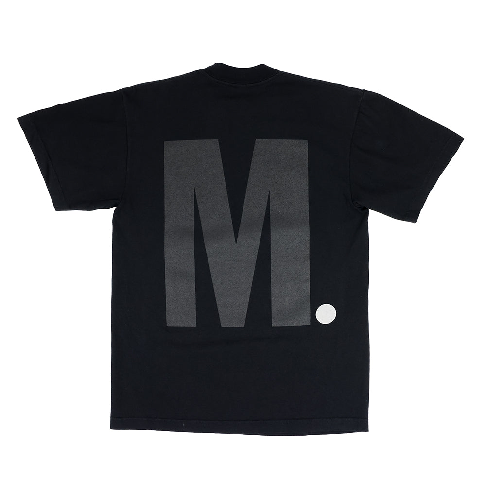 Big M. T-shirt - Black/Black - Back