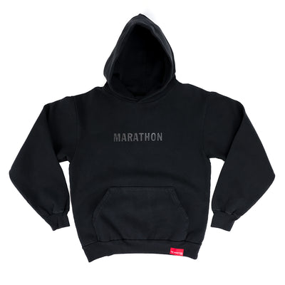 Marathon Leisure Tonal Hoodie - Black
