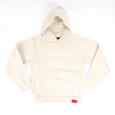 Marathon Leisure Tonal Hoodie - Cream