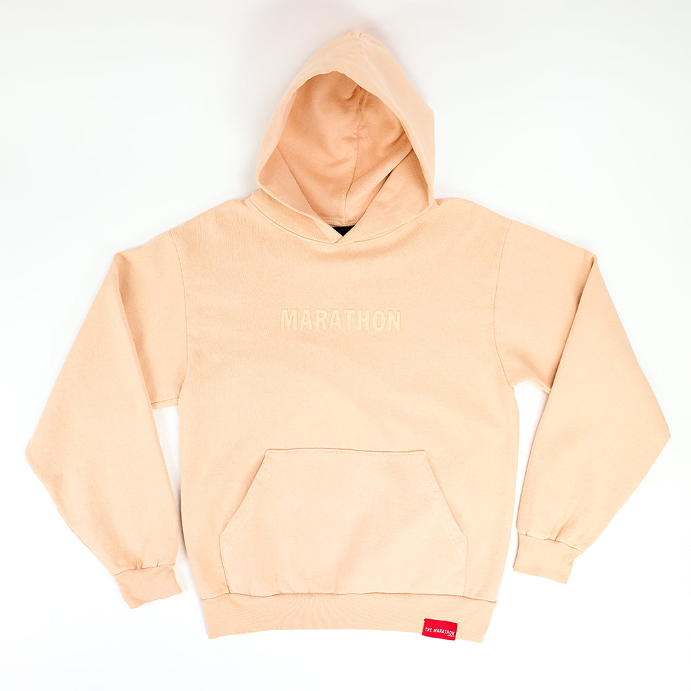 Marathon Leisure Tonal Hoodie - Coral