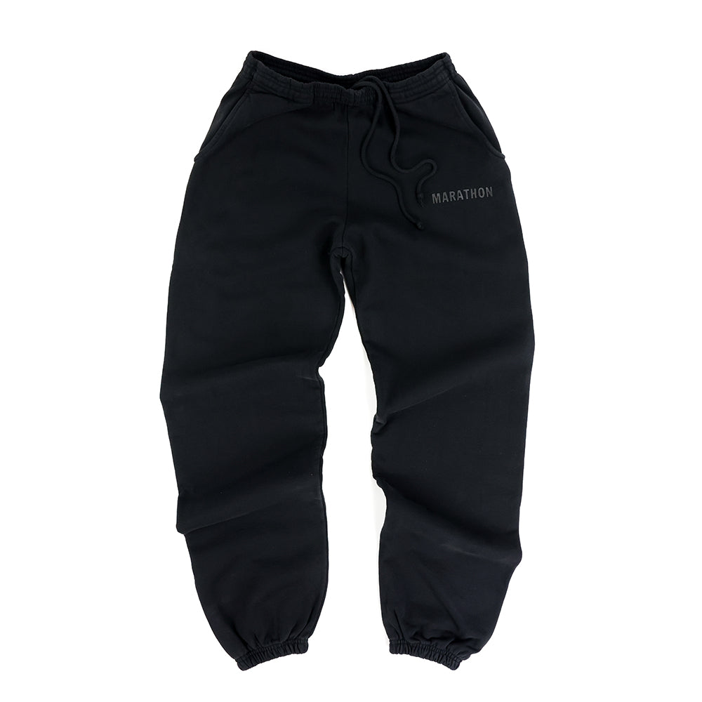 Marathon Leisure Tonal Sweatpants - Black