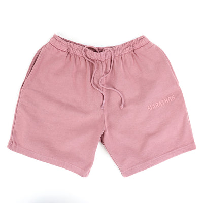 Marathon Leisure Tonal Sweat Shorts - Mauve