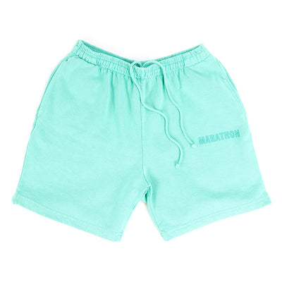 Marathon Leisure Tonal Sweat Shorts - Teal