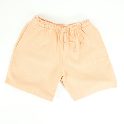 Marathon Leisure Tonal Sweat Shorts - Coral