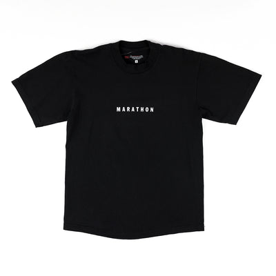 Marathon Impression T-Shirt - Black/White - Front