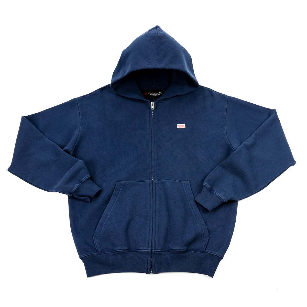 TMC Flag Zip-Up Sweatshirt - Navy - Front