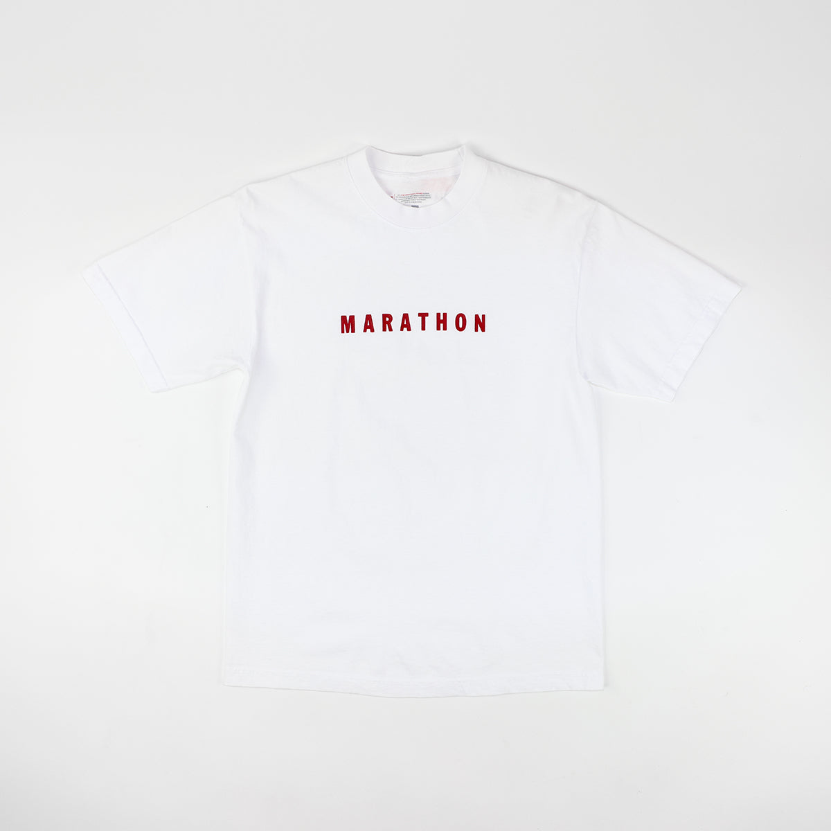 Marathon Classic T-Shirt - White/Red