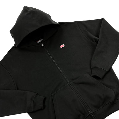 TMC Flag Zip-Up Sweatshirt - Black - Detail