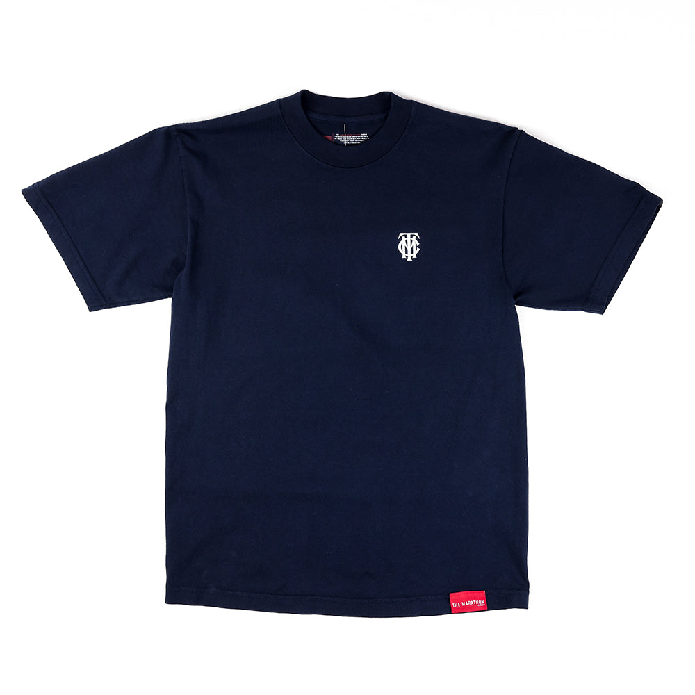 TMC Monogram T-Shirt - Navy/White - Front